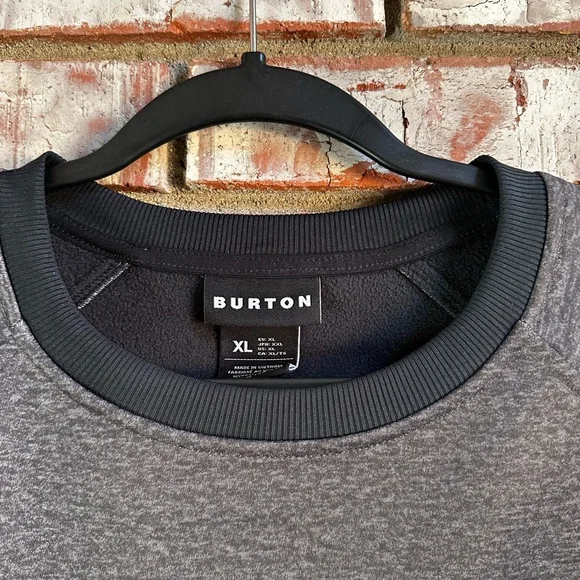 Men's Burton Crown Weatherproof Pullover Crewneck Fleece Size XL NWT - Picture 2 of 4